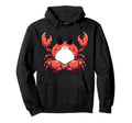 Meditation Crab Yoga Pose Relaxing Hoodie - Trendy Graphic for Adults - T-Shirt, Sweatshirt, Hoodie