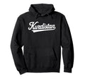 Kurdistan Kurdish Pride Varsity Script Hoodie - Graphic Print Unisex - T-Shirt, Sweatshirt, Hoodie