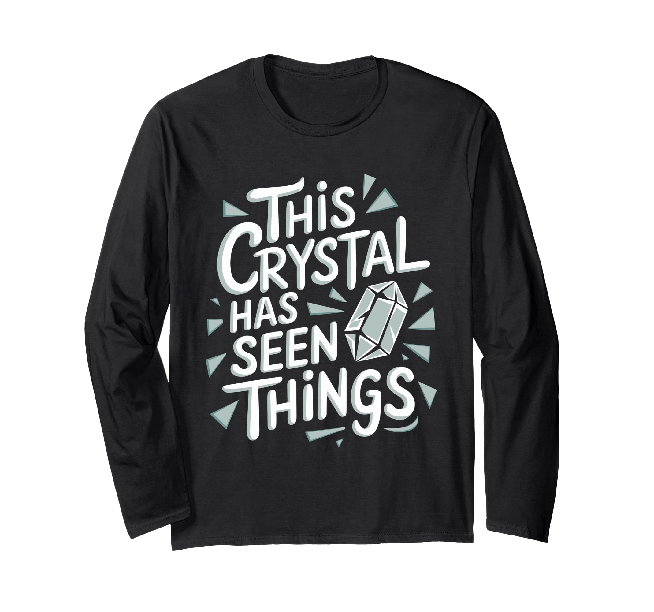 Healing Crystals Energy Stones Chakra T-Shirt - Novelty Apparel for Adults - T-Shirt, Sweatshirt, Hoodie