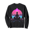 Synthwave Buddha Alien Cyberpunk Sweatshirt - Streetwear Style for Adults - T-Shirt, Sweatshirt, Hoodie