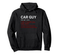 Car Guy Definition Typewriter Hoodie - Novelty Apparel for Adults - T-Shirt, Sweatshirt, Hoodie