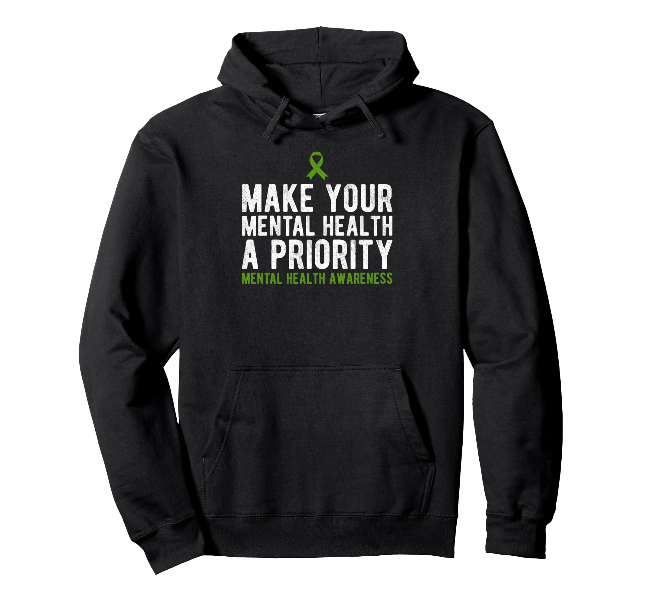 Make Your Mental Health Priority Hoodie - Novelty Apparel for Adults - T-Shirt, Sweatshirt, Hoodie