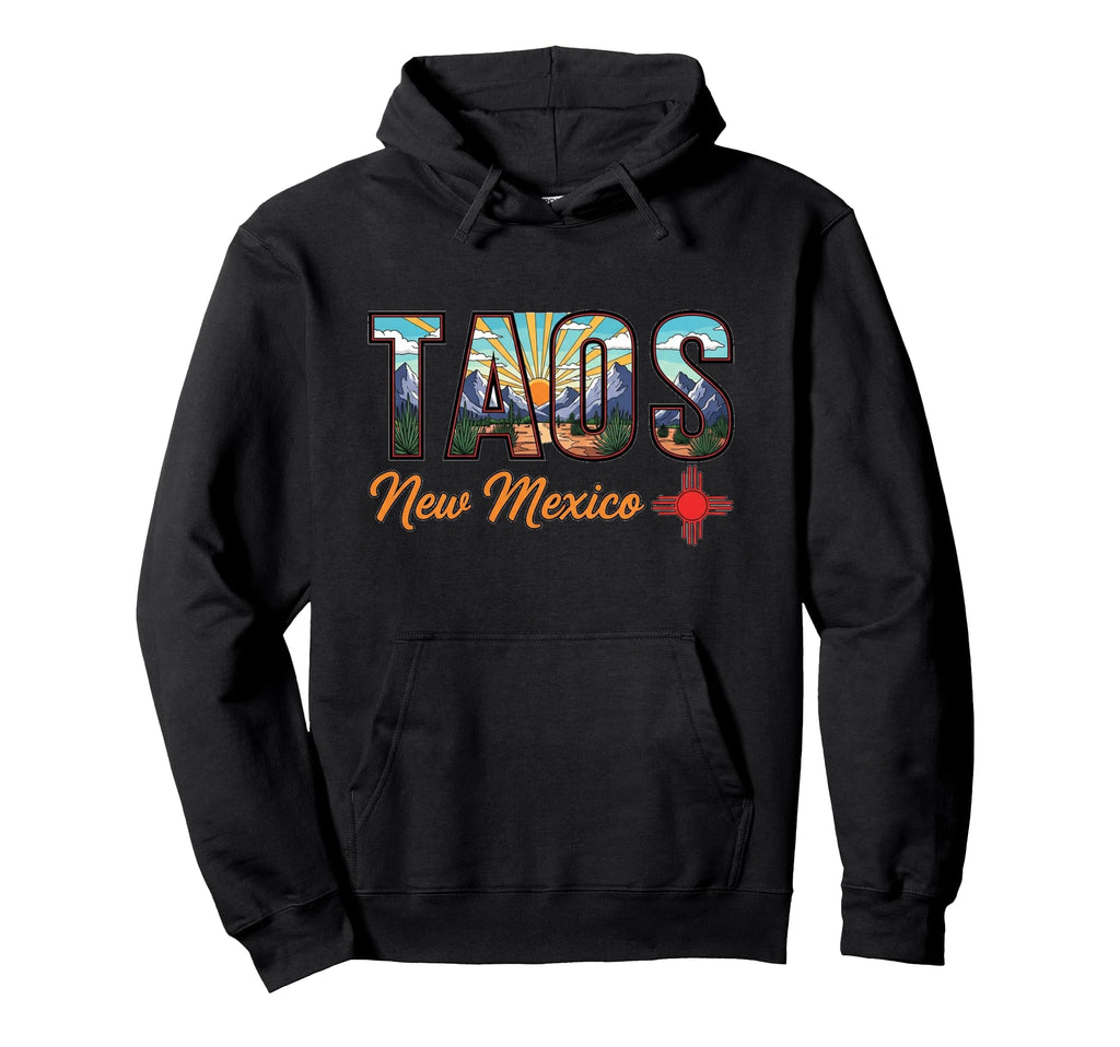 Taos New Mexico Southwest Desert Hoodie - Aesthetic Graphic for Adults - T-Shirt, Sweatshirt, Hoodie