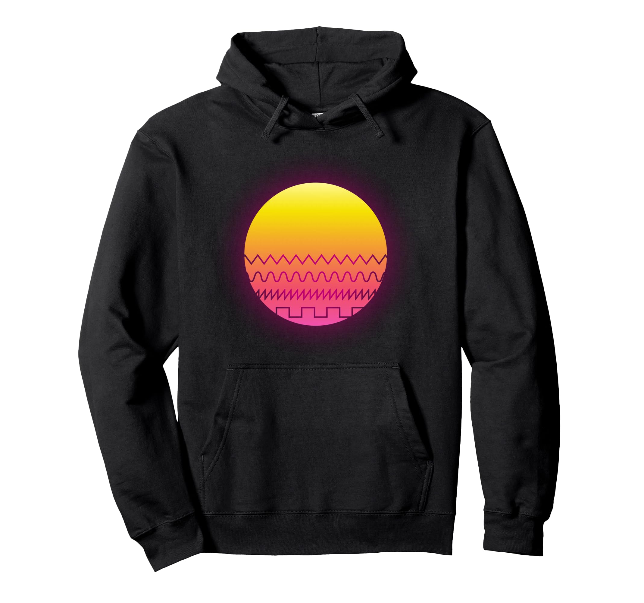80S Sunset Synthesizer T Stuff Hoodie - Novelty Apparel Men Women - T-Shirt, Sweatshirt, Hoodie