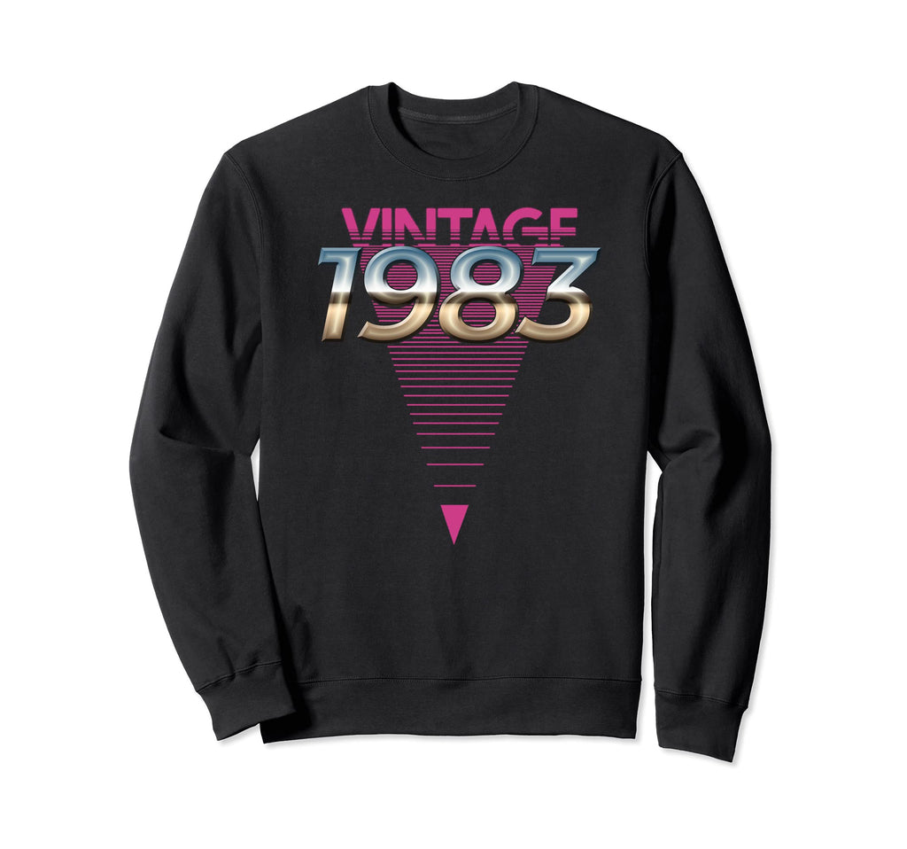 1983 80S Synthwave Triangle Sweatshirt - Novelty Apparel Men Women - T-Shirt, Sweatshirt, Hoodie