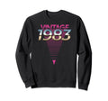 1983 80S Synthwave Triangle Sweatshirt - Novelty Apparel Men Women - T-Shirt, Sweatshirt, Hoodie