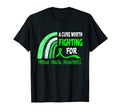 Cure Worth Fighting Mental Health T-Shirt - Minimalist Print for Adults - T-Shirt, Sweatshirt, Hoodie