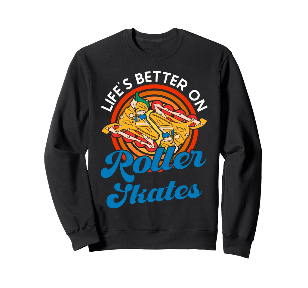Roller Skating Skate 1970S Inline Sweatshirt - Minimalist Print for Adults - T-Shirt, Sweatshirt, Hoodie