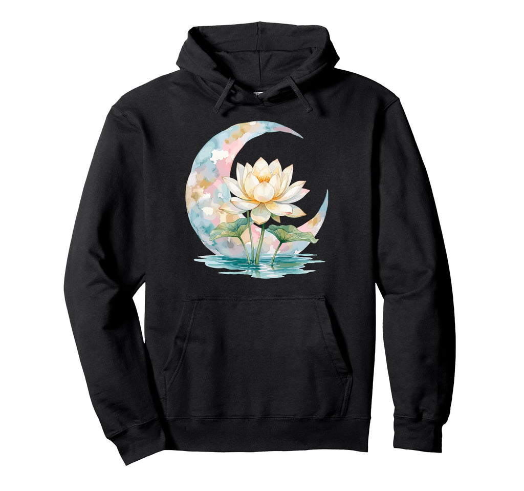 Funny Yoga Lotus Flower Meditation Hoodie - Aesthetic Graphic Unisex - T-Shirt, Sweatshirt, Hoodie