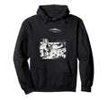 Ufo Western Cowboy Under Night Hoodie - Casual Everyday Wear Men Women - T-Shirt, Sweatshirt, Hoodie