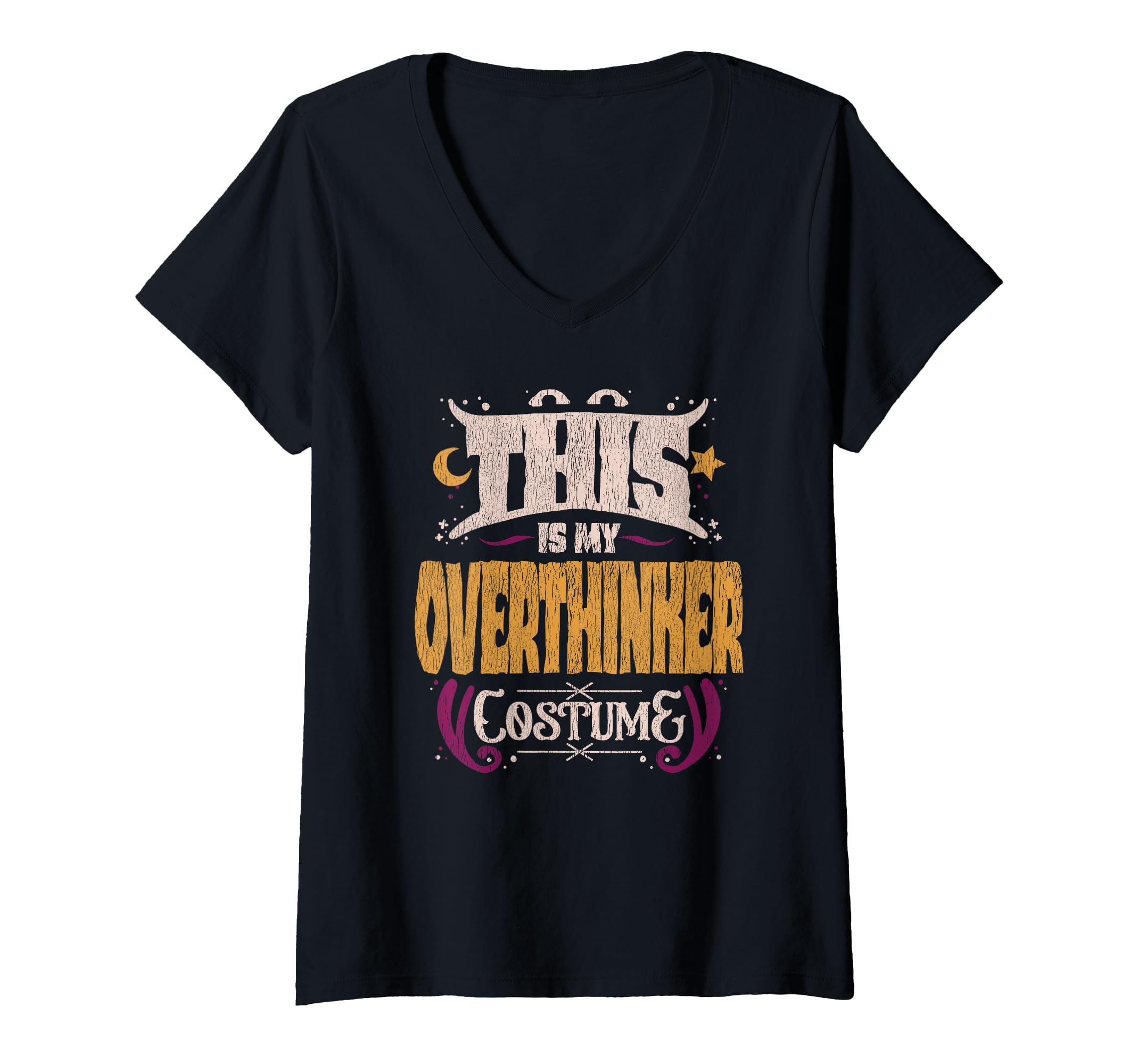 Womens This Is My Overthinker Costume T-Shirt - Minimalist Print Men Women - T-Shirt, Sweatshirt, Hoodie