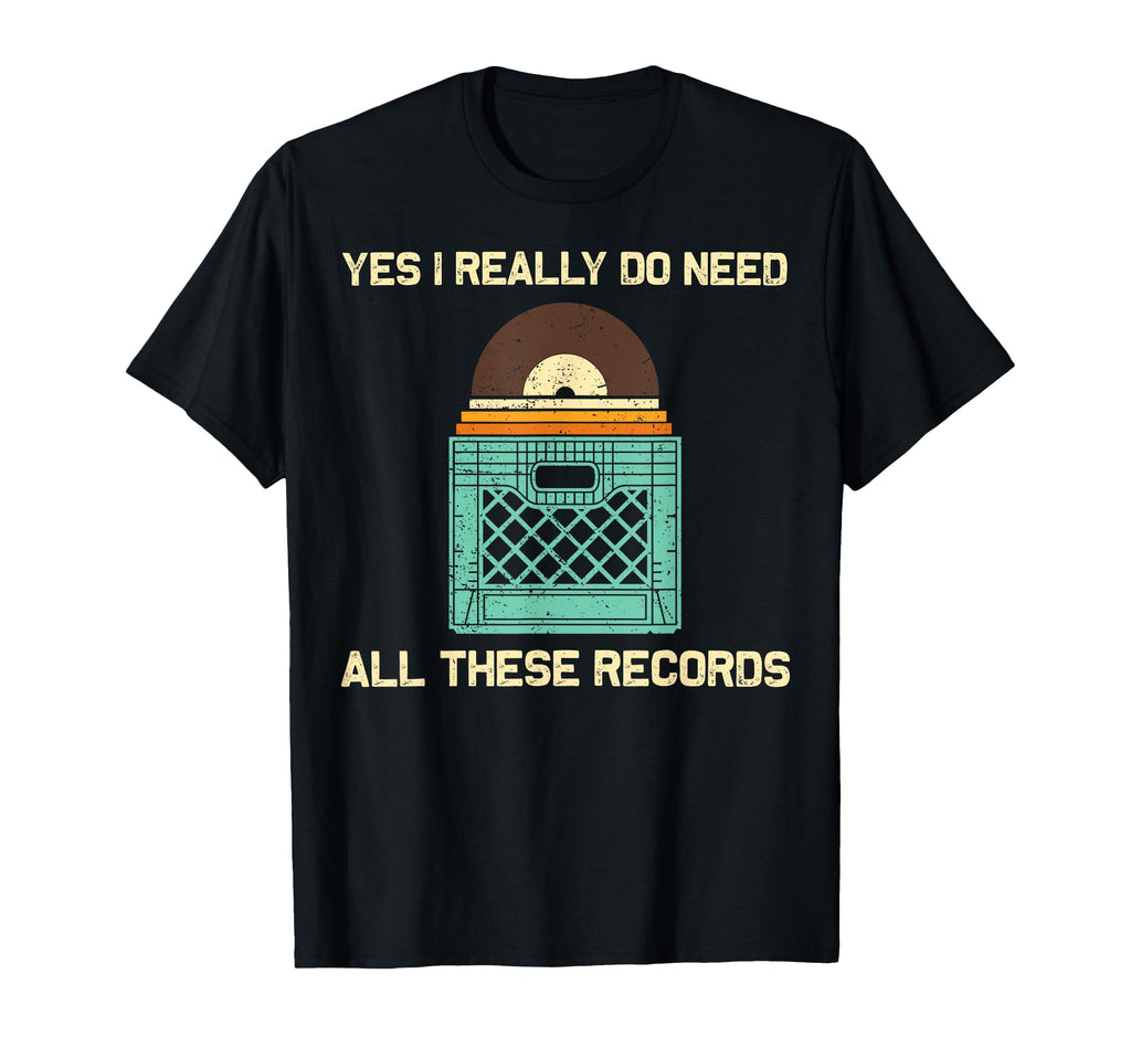 Vinyl Dj Vinyl Record Lovers Music T-Shirt - Graphic Print for Adults - T-Shirt, Sweatshirt, Hoodie