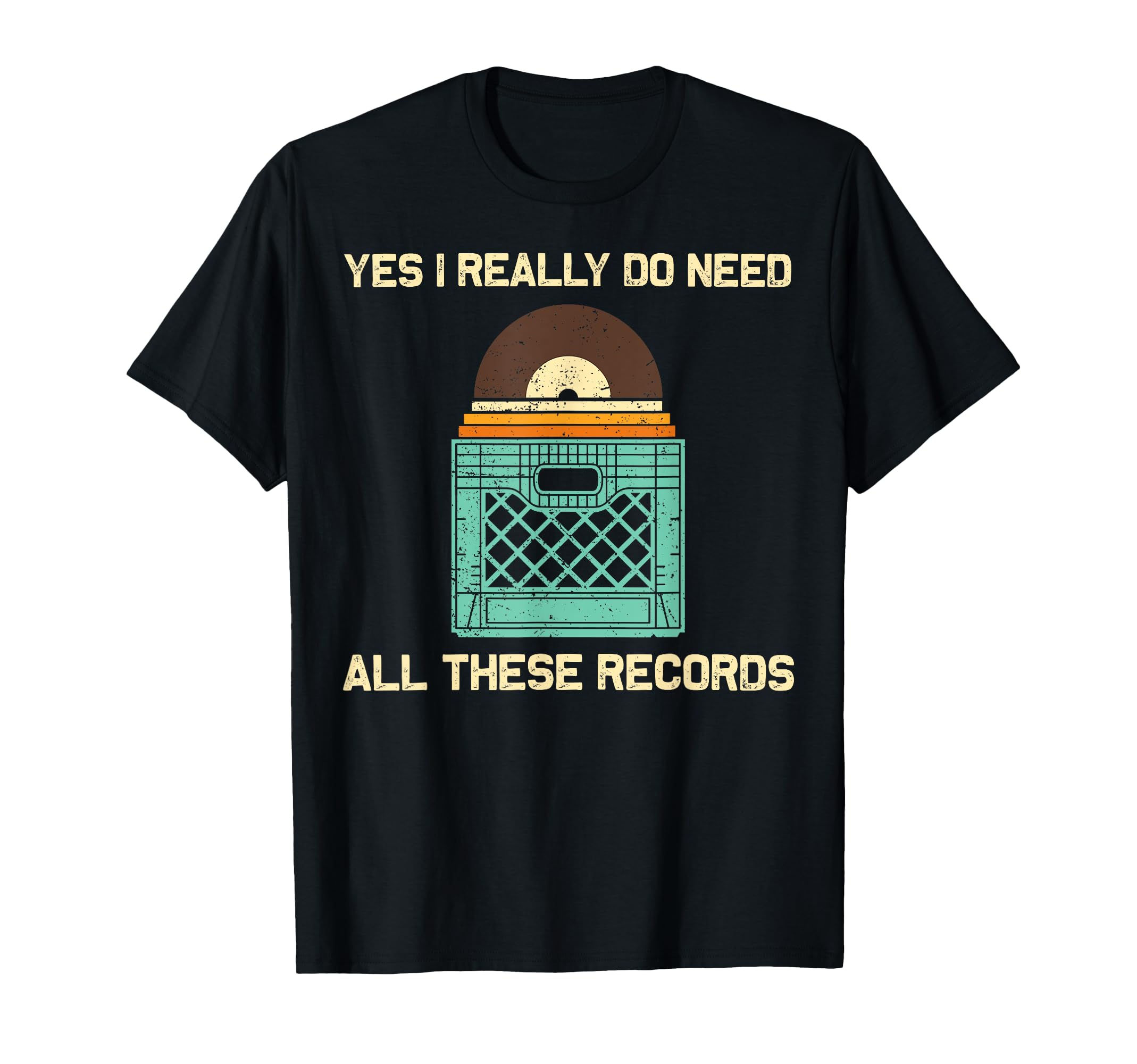 Vinyl Dj Vinyl Record Lovers Music T-Shirt - Graphic Print for Adults - T-Shirt, Sweatshirt, Hoodie