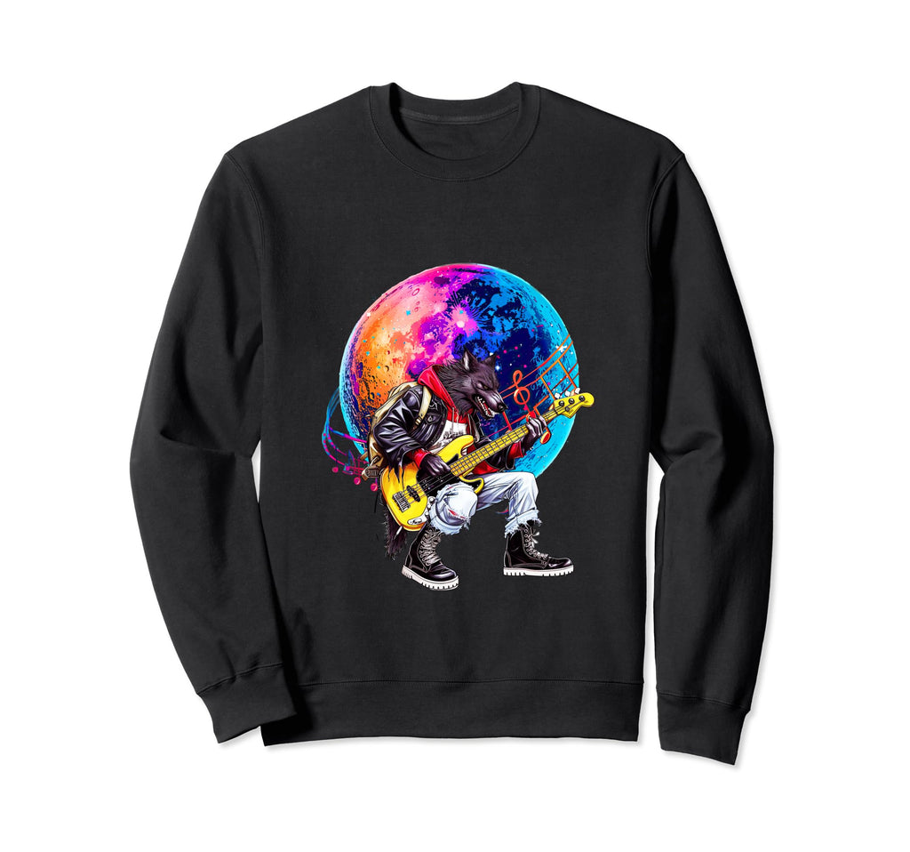 80S 90S Streetwear Scary Rocker Sweatshirt - Unique Graphic Unisex - T-Shirt, Sweatshirt, Hoodie