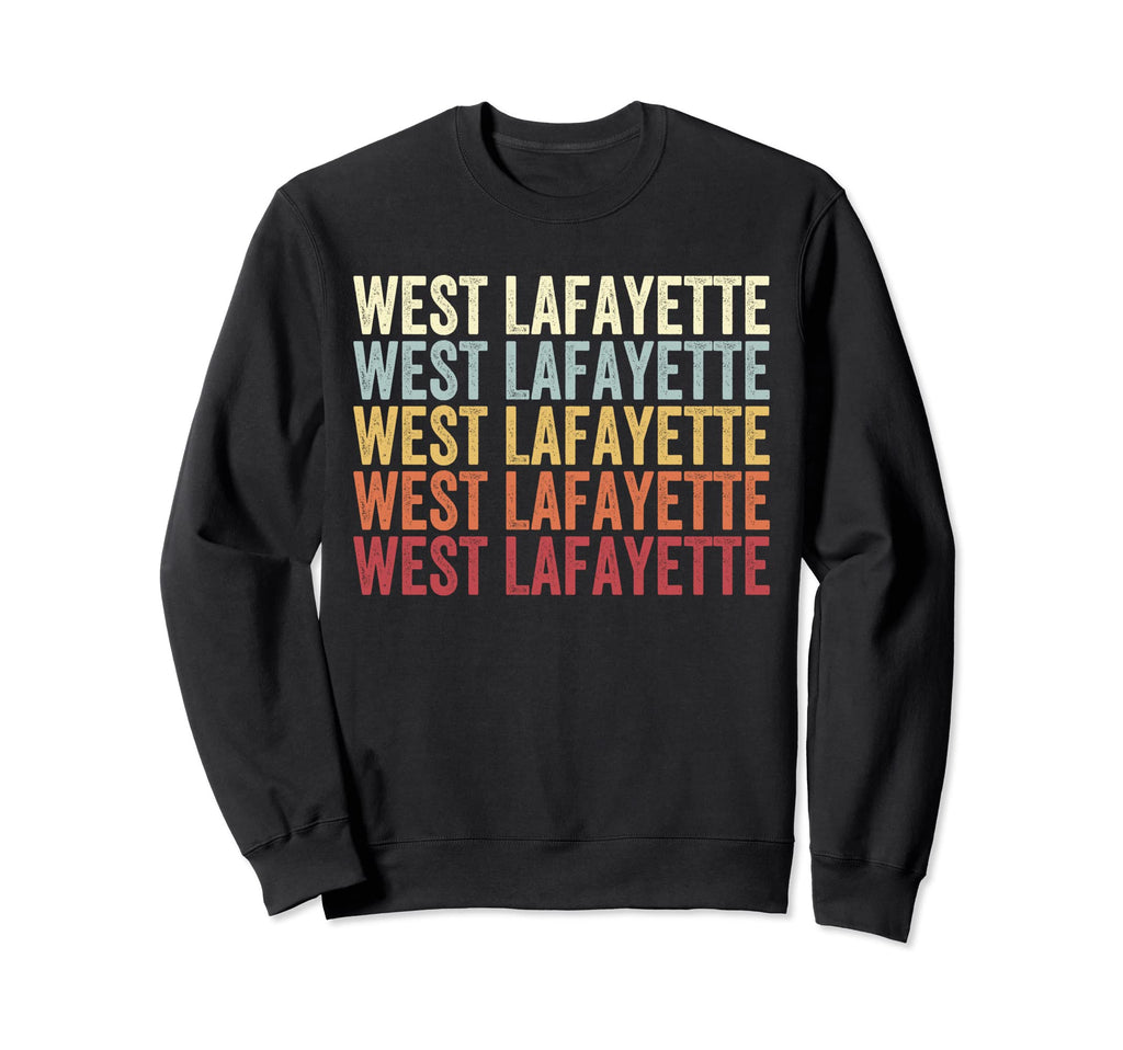 West Lafayette Indiana West Sweatshirt - Aesthetic Graphic Unisex - T-Shirt, Sweatshirt, Hoodie