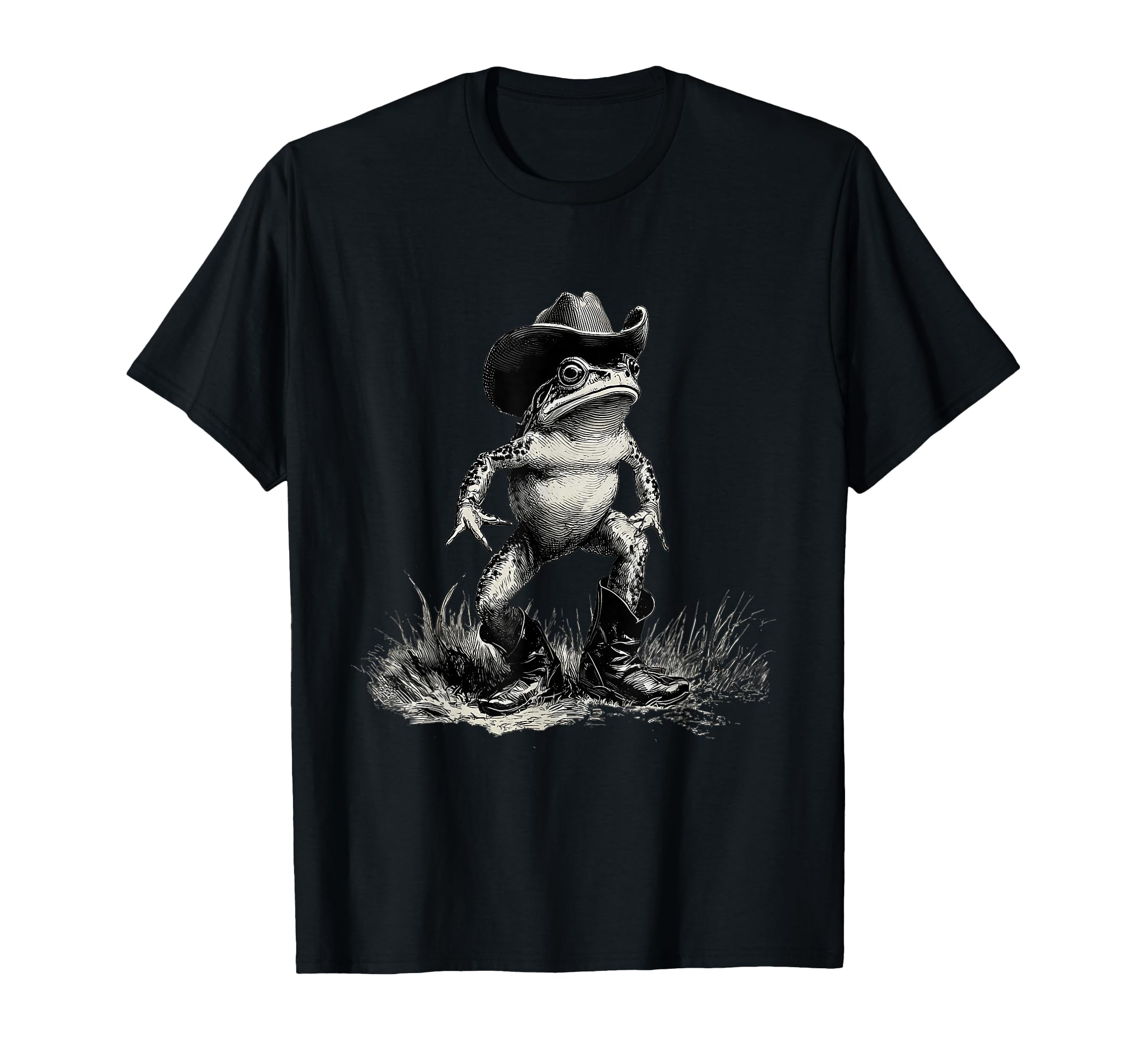 Country Cowboy Frog Toad Rodeo Cowgirl T-Shirt - Trendy Graphic Men Women - T-Shirt, Sweatshirt, Hoodie