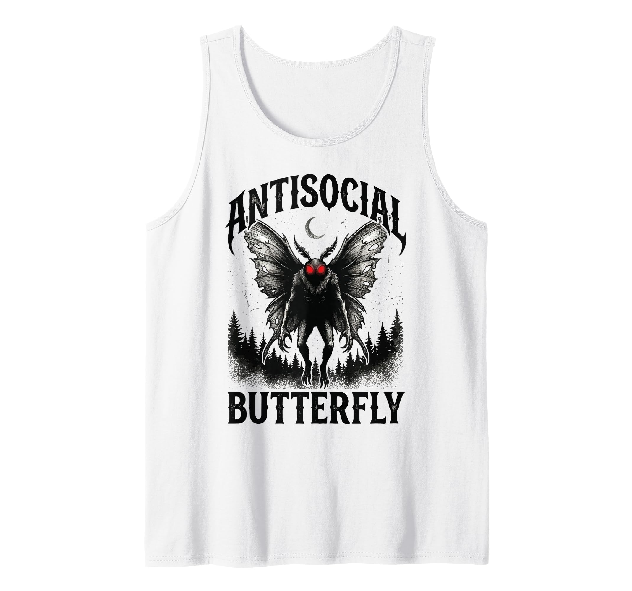 Cryptid Mothman Introvert Funny Hoodie - Minimalist Print Unisex - T-Shirt, Sweatshirt, Hoodie