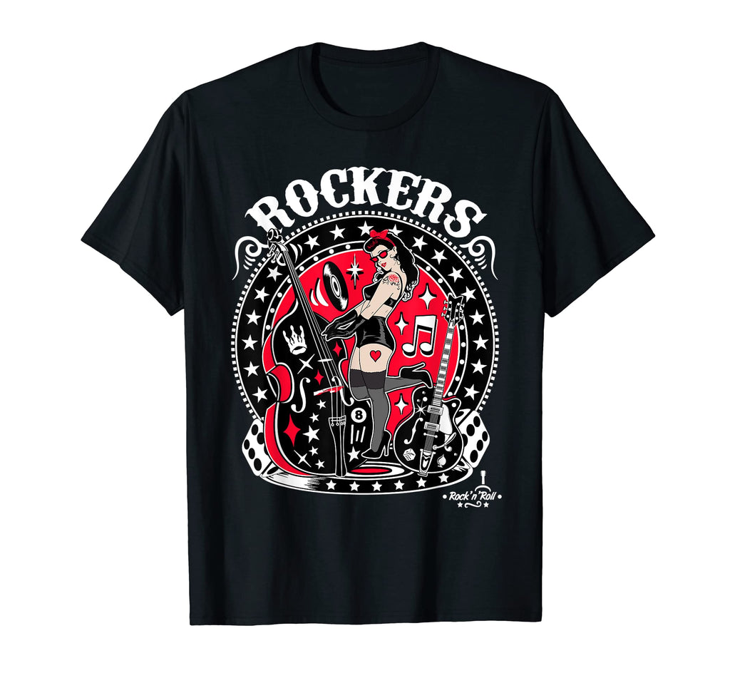 Rockabilly Pin Up 50S Sock Hop Party T-Shirt - Fun Novelty Design Unisex - T-Shirt, Sweatshirt, Hoodie