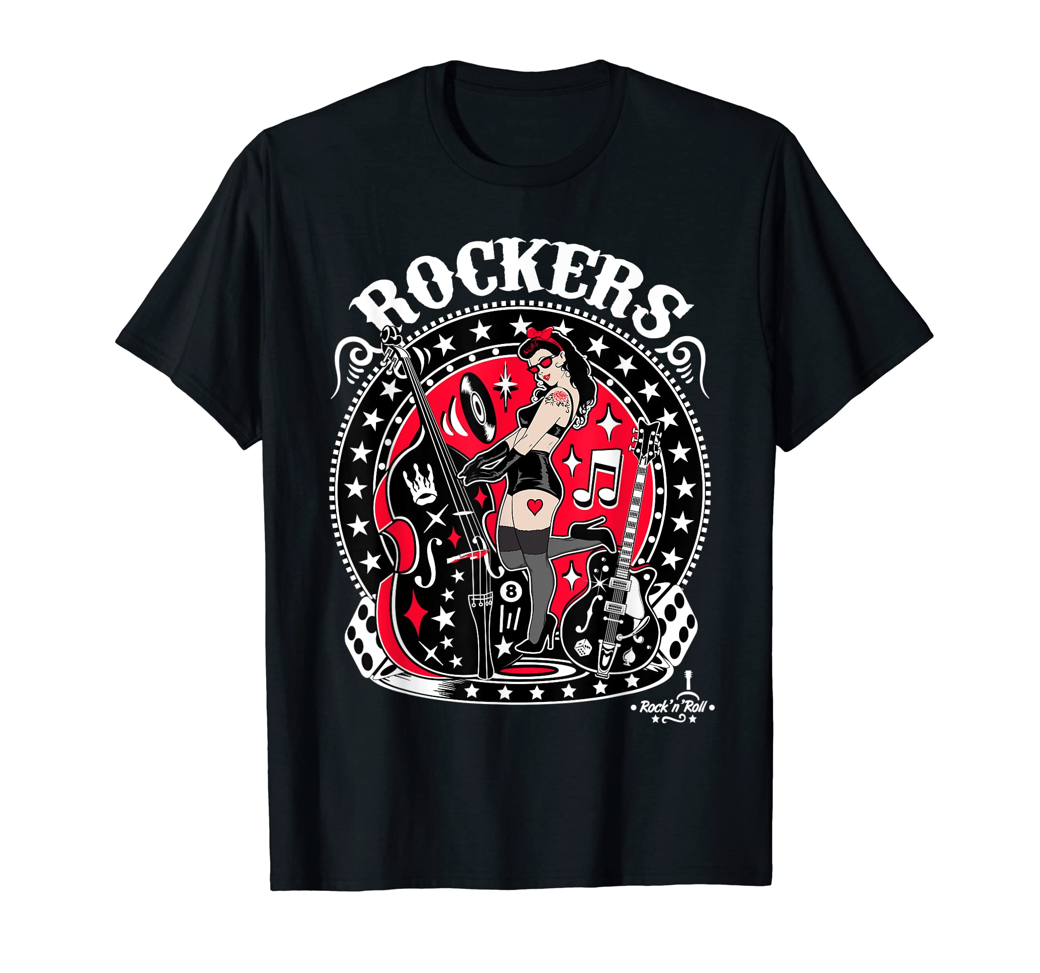 Rockabilly Pin Up 50S Sock Hop Party T-Shirt - Fun Novelty Design Unisex - T-Shirt, Sweatshirt, Hoodie