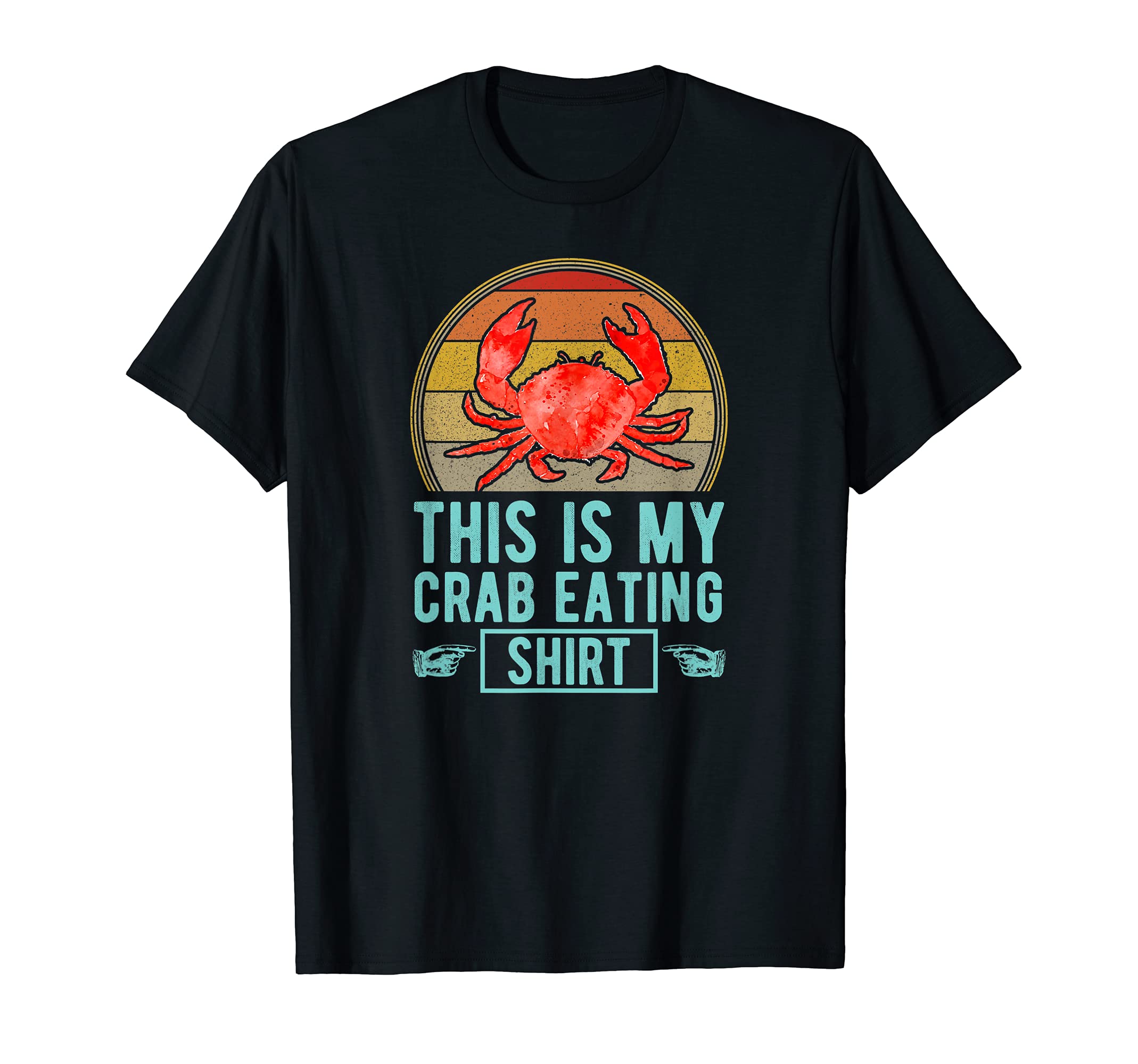 This Is My Crab Eating Sunset Funny Gear T-Shirt - Minimalist Print Unisex - T-Shirt, Sweatshirt, Hoodie