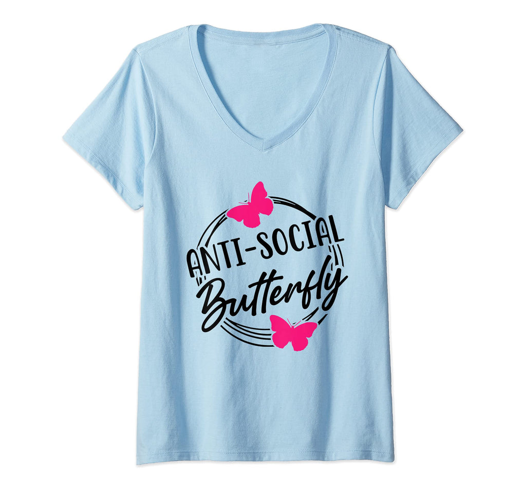 Womens Antisocial Butterfly Hater T-Shirt - Custom Art Print Unisex - T-Shirt, Sweatshirt, Hoodie