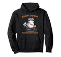 Raccoon Slow Down Relax Breathe Hoodie - Fun Novelty Design for Adults - T-Shirt, Sweatshirt, Hoodie