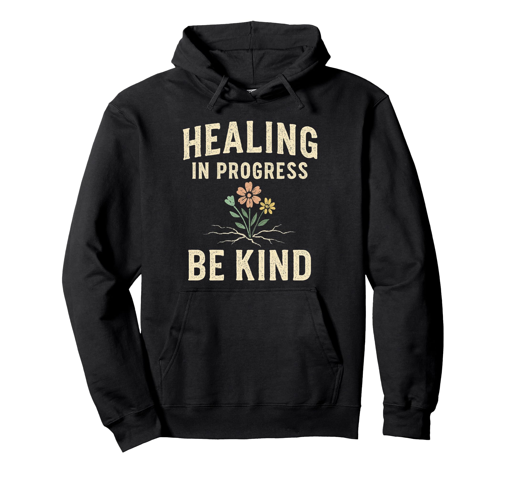 Healing Progress Anxiety Relief Mindfulness Hoodie - Novelty Apparel Unisex - T-Shirt, Sweatshirt, Hoodie