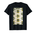 Tile Olive Floral Pattern Tiles T-Shirt - Novelty Apparel Unisex - T-Shirt, Sweatshirt, Hoodie