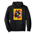 Vinyl Record Player Dj Music Hoodie - Minimalist Print for Adults - T-Shirt, Sweatshirt, Hoodie
