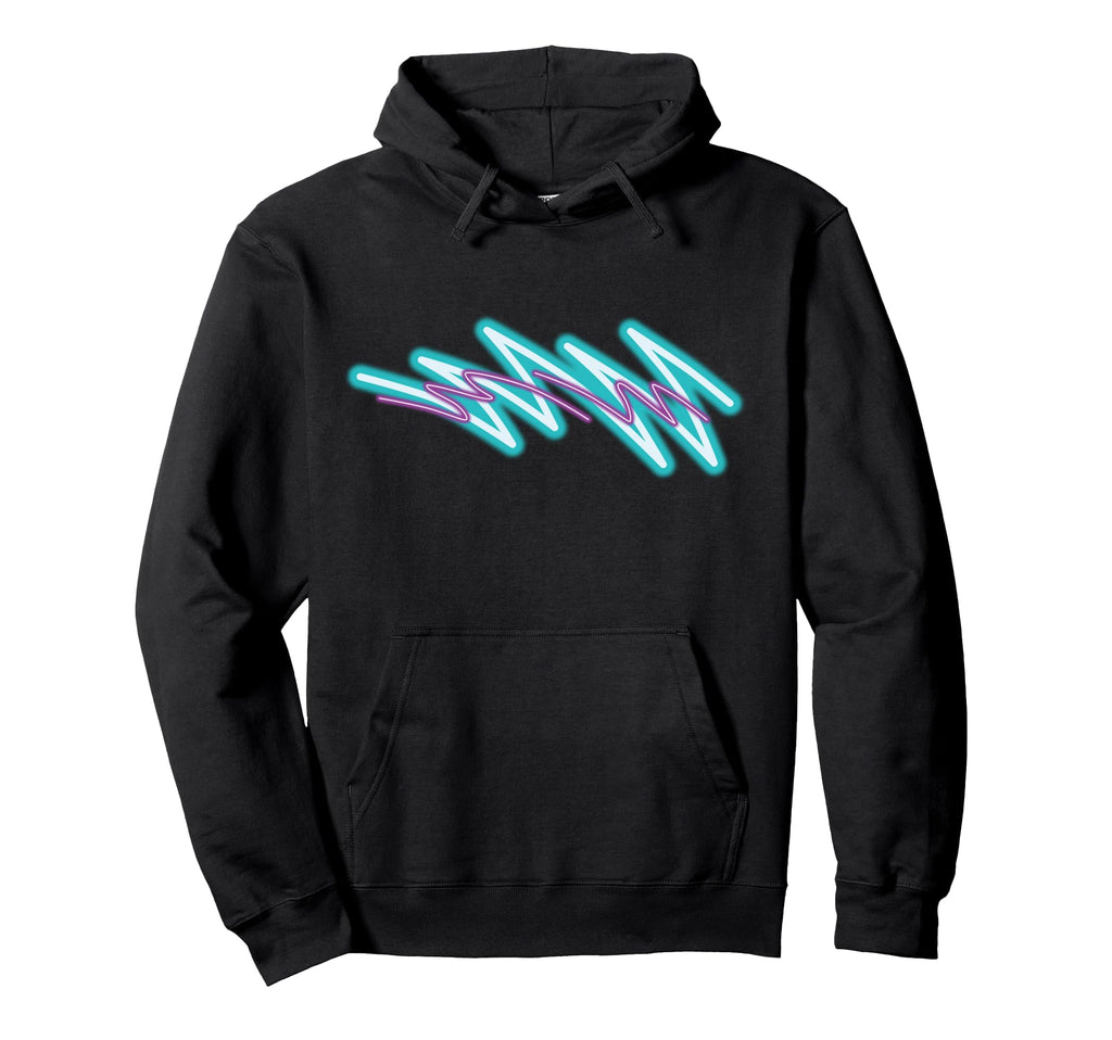 Nostalgic 90S Minimal Neon Jazzy Paper Cup Hoodie - Novelty Apparel Unisex - T-Shirt, Sweatshirt, Hoodie