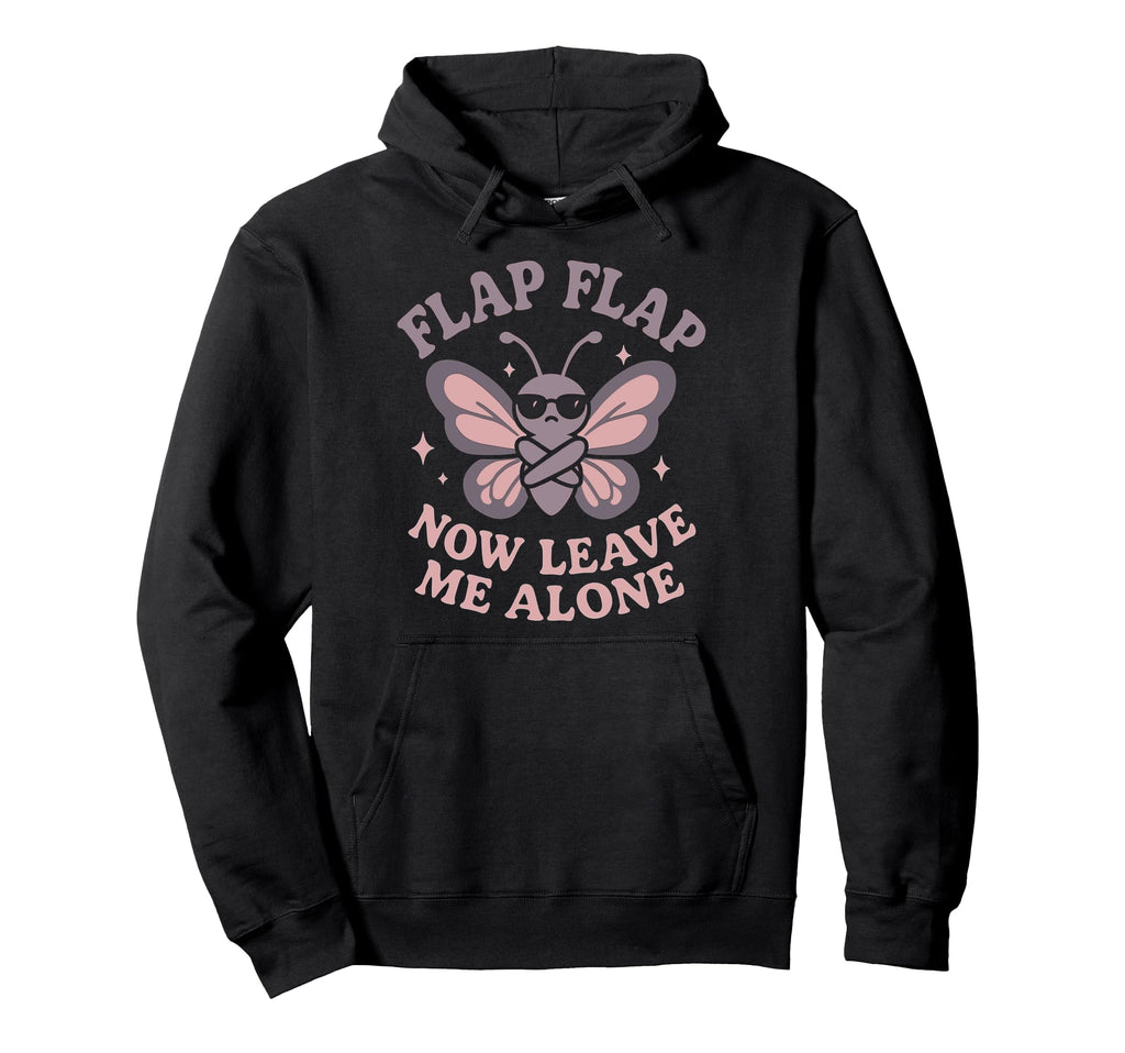 Anti Social Butterfly Introvert Meme Hoodie - Novelty Apparel Men Women - T-Shirt, Sweatshirt, Hoodie