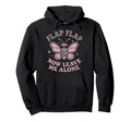 Anti Social Butterfly Introvert Meme Hoodie - Novelty Apparel Men Women - T-Shirt, Sweatshirt, Hoodie