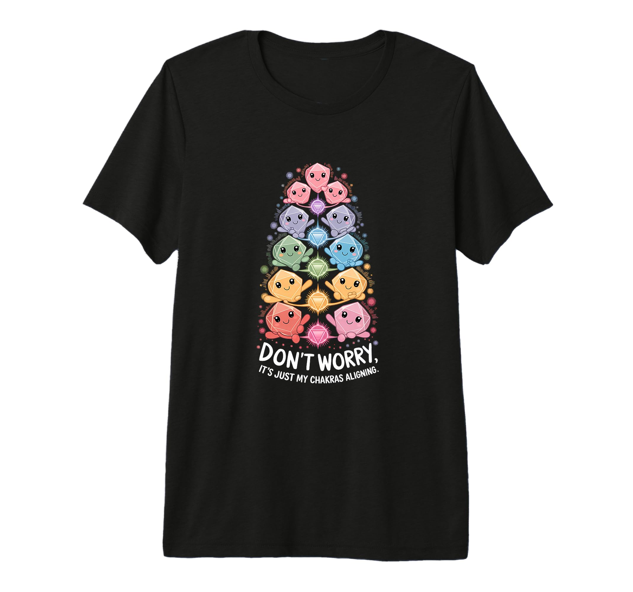 Healing Stone Crystals Energy Spiritual T-Shirt - Novelty Apparel Unisex - T-Shirt, Sweatshirt, Hoodie