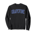 Grapevine Tx Distressed Blue Varsity Sweatshirt - Novelty Apparel Unisex - T-Shirt, Sweatshirt, Hoodie