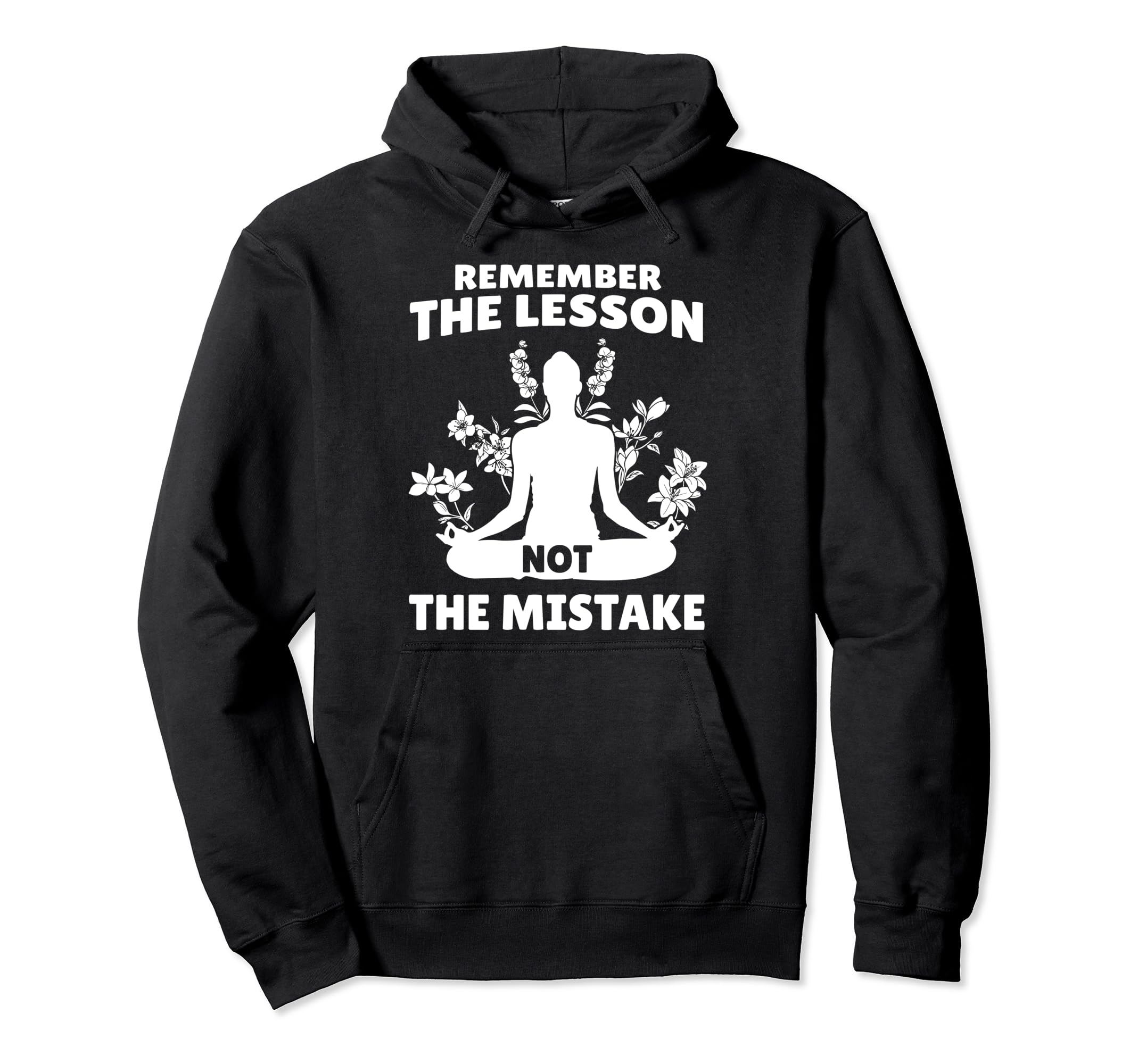 Zen Meditation Positive Mindfulness Hoodie - Custom Art Print Men Women - T-Shirt, Sweatshirt, Hoodie
