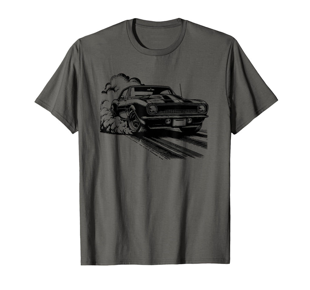 Muscle Car 60S 70S Car Lover Dad T-Shirt - Streetwear Style for Adults - T-Shirt, Sweatshirt, Hoodie