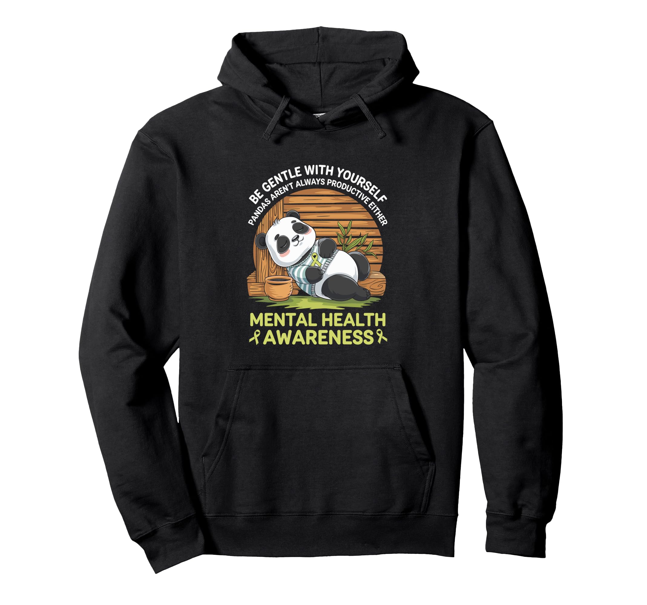Positive Motivational Mental Health Hoodie - Minimalist Print Men Women - T-Shirt, Sweatshirt, Hoodie
