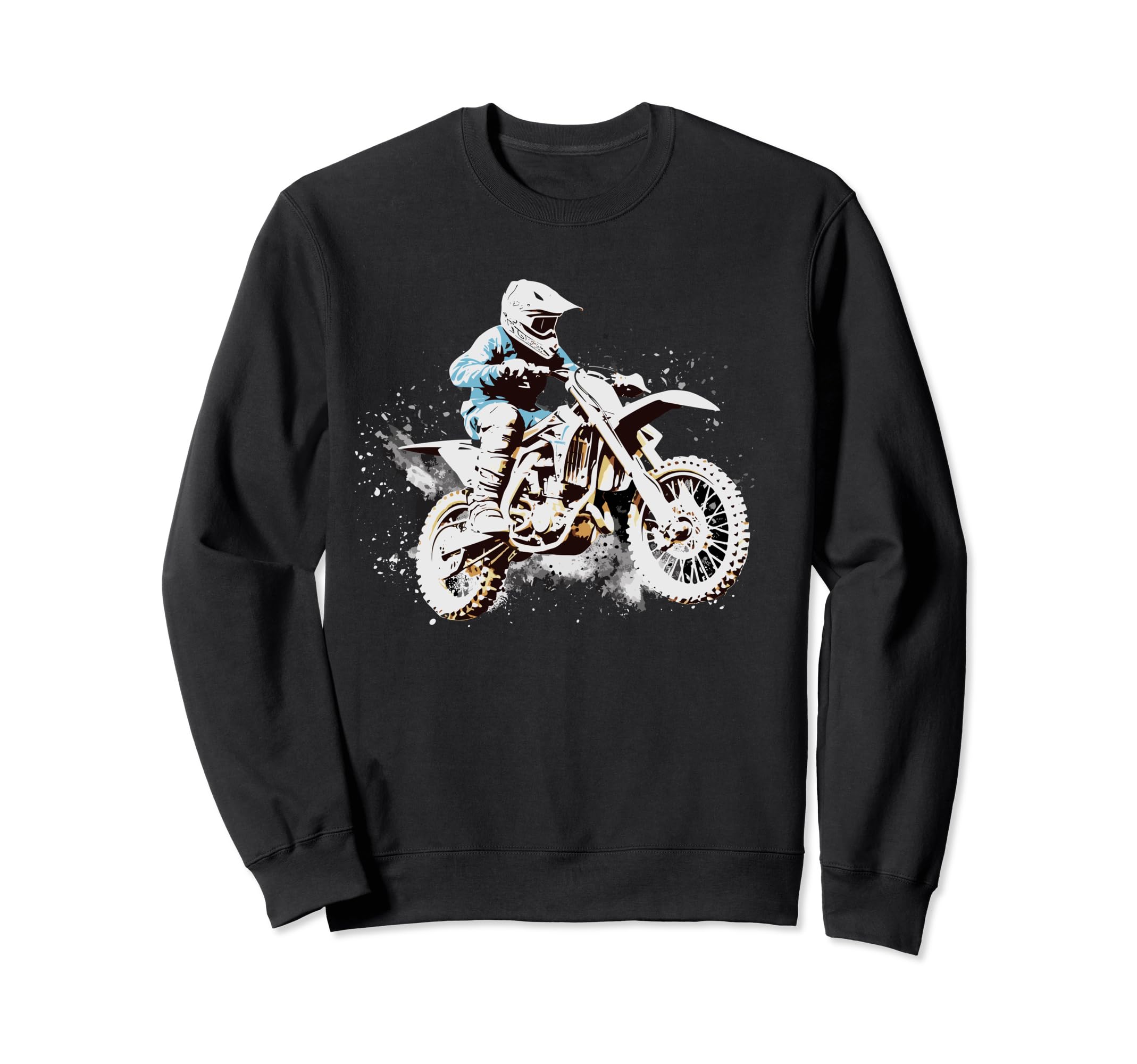 Dirt Bike Riding Motocross Racing Sweatshirt - Minimalist Print Men Women - T-Shirt, Sweatshirt, Hoodie