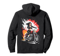Biker Riding Motorcycle Outfit Rider Hoodie - Casual Everyday Wear Unisex - T-Shirt, Sweatshirt, Hoodie