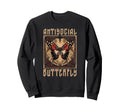 Antisocial Butterfly Gift Sweatshirt - Unique Graphic for Adults - T-Shirt, Sweatshirt, Hoodie
