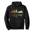 Motorcycle Evolution Chopper Biker Hoodie - Aesthetic Graphic Unisex - T-Shirt, Sweatshirt, Hoodie