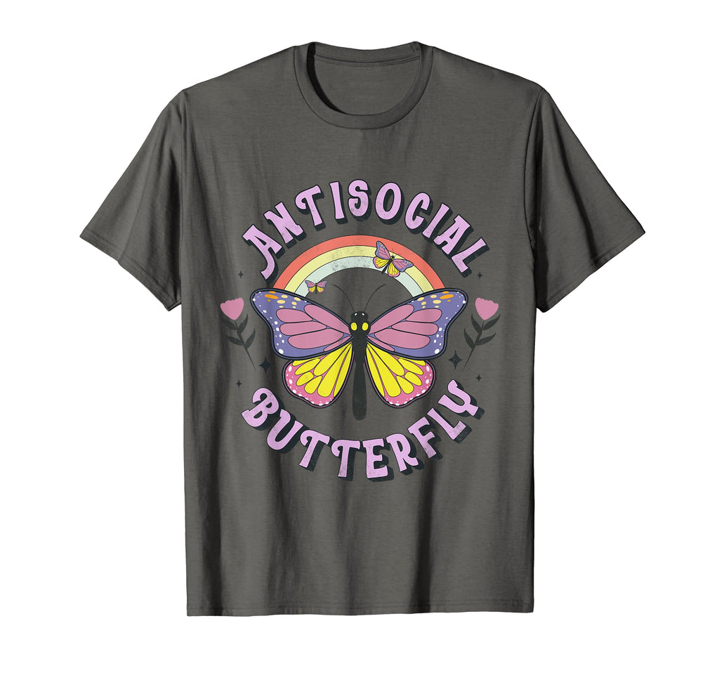 Antisocial Butterfly Tees Introvert T-Shirt - Graphic Print Men Women - T-Shirt, Sweatshirt, Hoodie