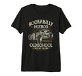 Hotrod Car Distressed Tri Blend T-Shirt - Aesthetic Graphic Unisex - T-Shirt, Sweatshirt, Hoodie