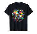 Splash Art Vinyl Record Player Music T-Shirt - Casual Everyday Wear Unisex - T-Shirt, Sweatshirt, Hoodie