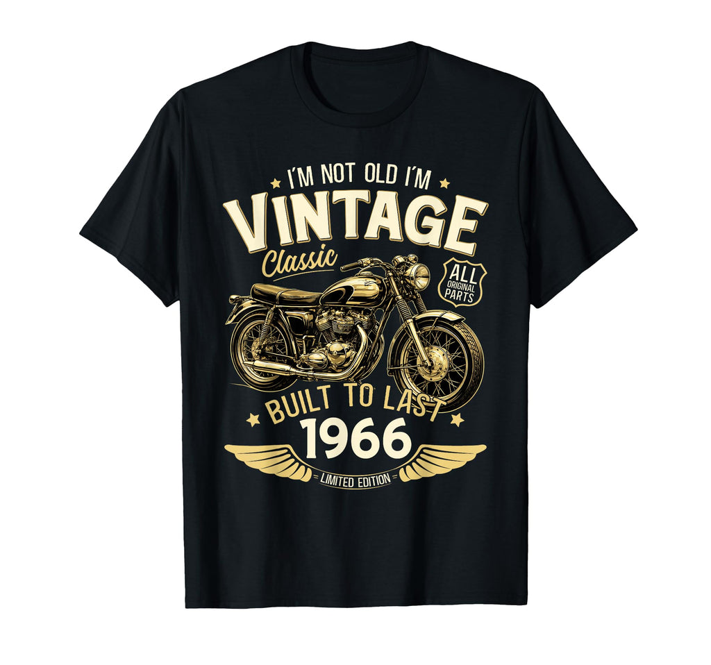 60Th Birthday Gift Motorcycle T-Shirt - Graphic Print for Adults - T-Shirt, Sweatshirt, Hoodie