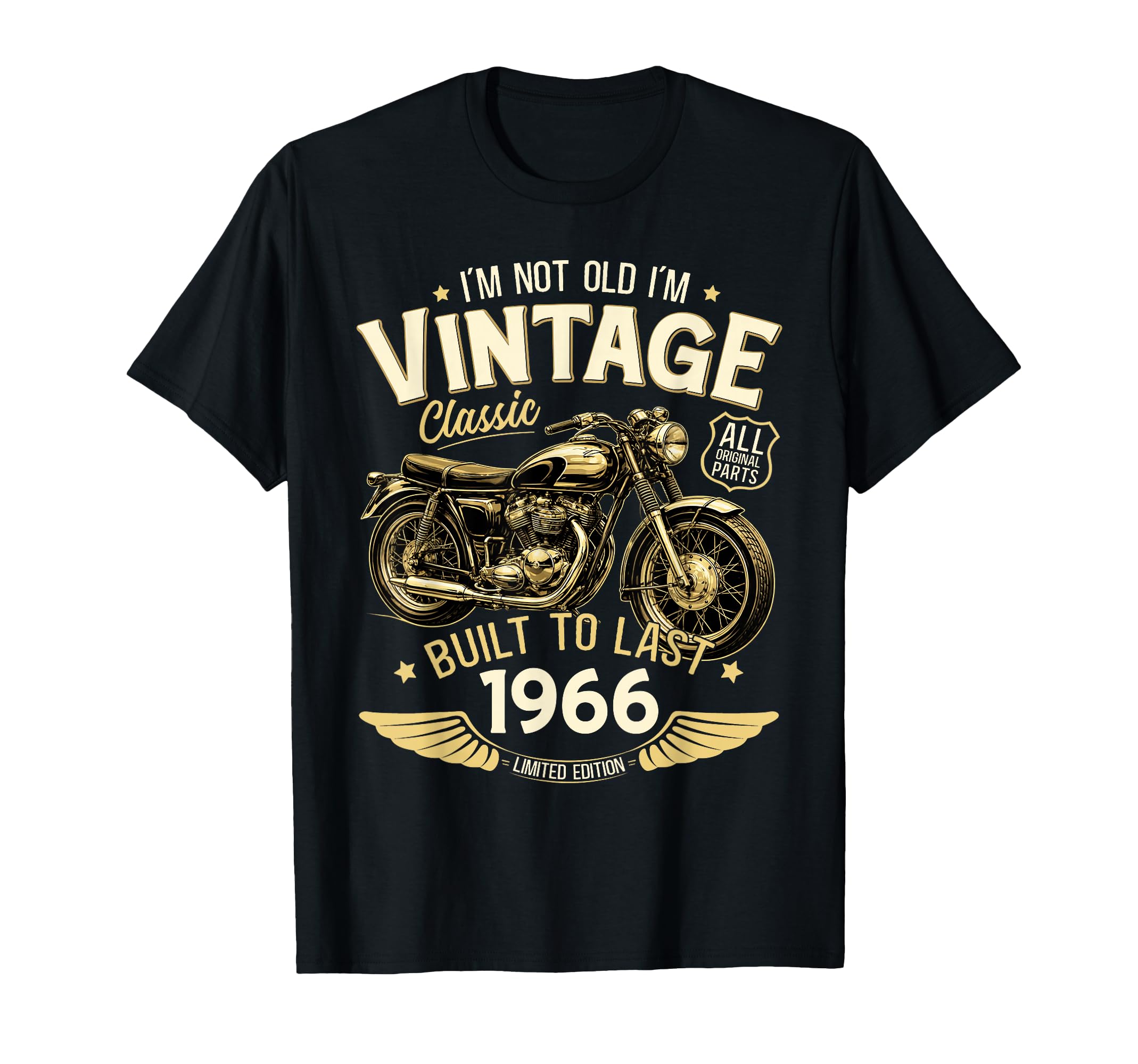 60Th Birthday Gift Motorcycle T-Shirt - Graphic Print for Adults - T-Shirt, Sweatshirt, Hoodie