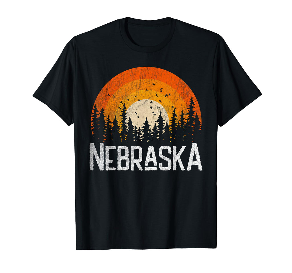 Nebraska 70S 80S T-Shirt - Novelty Apparel Men Women - T-Shirt, Sweatshirt, Hoodie
