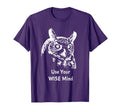 Use Your Wise Mind Owl Mindfulness T-Shirt - Minimalist Print Unisex - T-Shirt, Sweatshirt, Hoodie