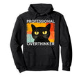 Funny Silly Cat Professional Hoodie - Casual Everyday Wear Unisex - T-Shirt, Sweatshirt, Hoodie