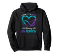 I Wear Teal Purple Memory My Nephew Hoodie - Custom Art Print Unisex - T-Shirt, Sweatshirt, Hoodie